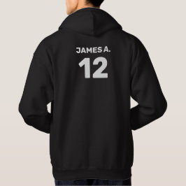Sudadera atuendo del equipo de plantilla de personalizado (