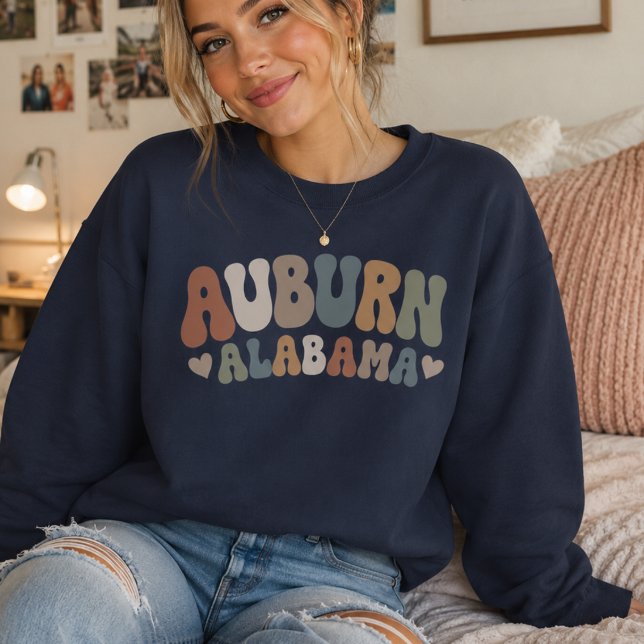 Sudadera Auburn Alabama Lindo Retro (Subido por el creador)
