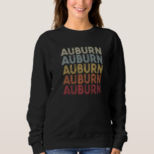 Sudadera Auburn California Auburn CA Retro Vintage Text