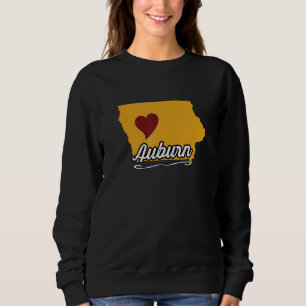 Sudadera AUBURN IOWA IA EE. UU. Cute Merch Souvenir Ciudad