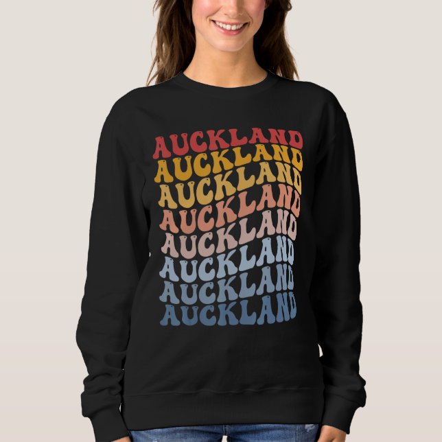 Sudadera Auckland City Groovy Retro (Anverso)