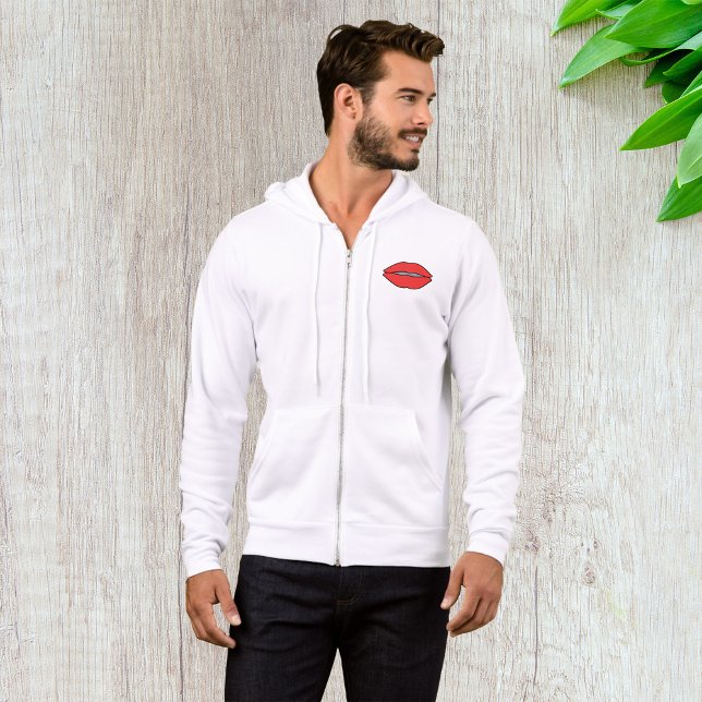 Sudadera Audaz arte pop de los labios rojos (Subido por el creador)