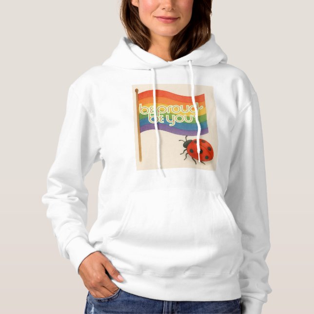 Sudadera Audaz expresión LGBTQ y orgullo (Anverso)