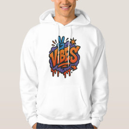 Sudadera Audaz graffiti "Vibes" Street Art