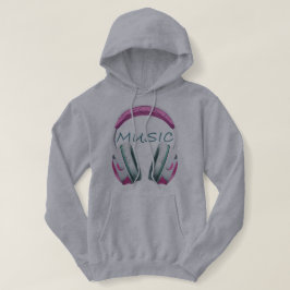 Sudadera audífonos de música para chicas
