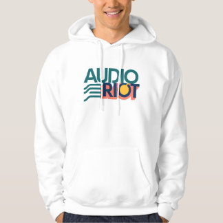 Sudadera Audio Riot White Band Logo Hoodie