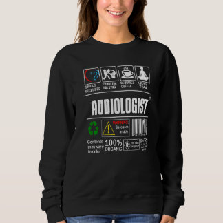 Sudadera Audiologist Doctor Label Skills Problem Solving Co