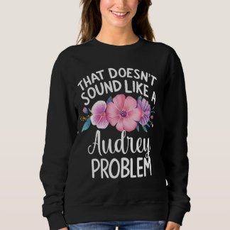 Sudadera AUDREY Chicas personalizados de flores cortas nomb