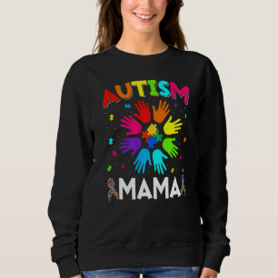 Sudadera Aumentar la conciencia sobre el autismo de la mano