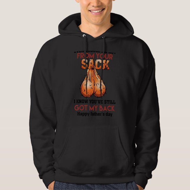 Sudadera Aunque no soy de tu saco, aún te has ido (Anverso)
