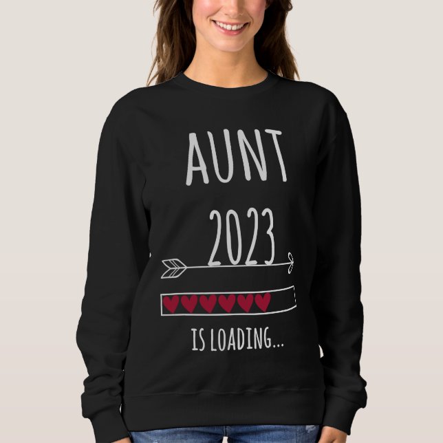 Sudadera Aunt 2023 pregnancy loading (Anverso)