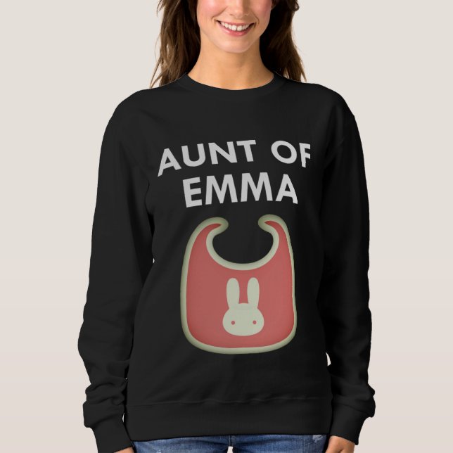 Sudadera Aunt Baby Emma Newborn Girl Individual (Anverso)