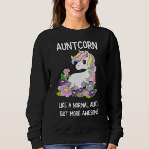 Sudadera Auntcorn Unicornio Tía de vestuario 1