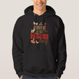 Sudadera Auntie Barn Animals Farm Country Birthday Crew The