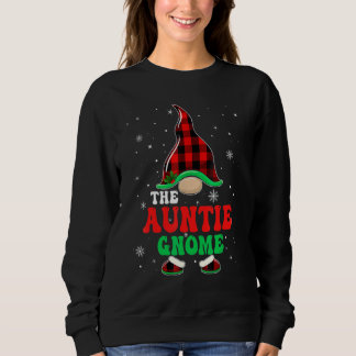 Sudadera Auntie Gnome Buffalo Plaid Matching Family Christm