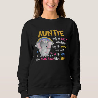 Sudadera Auntie  Hug Like A Mother Keeps Secrets Like A Sis