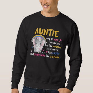 Sudadera Auntie  Hug Like A Mother Keeps Secrets Like A Sis