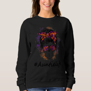 Sudadera Auntie Life Sugar Skull Gafas de sol Desordenadas
