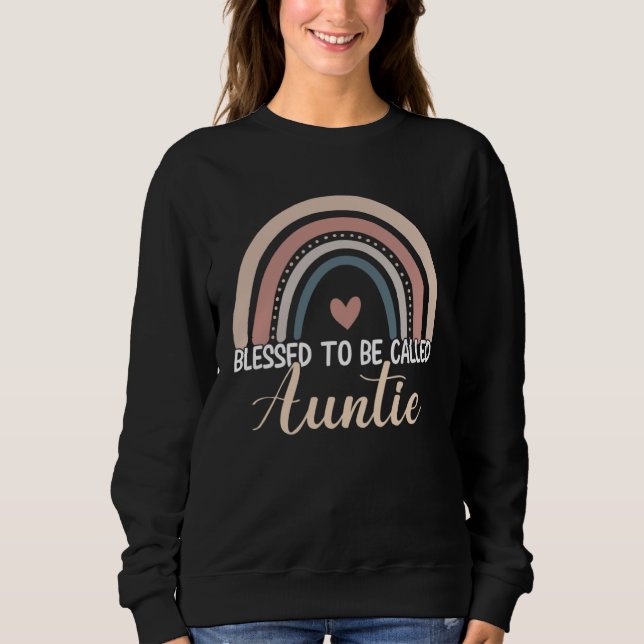 Sudadera Auntie Mothers Day Blessed To Be Called Auntie Rai (Anverso)