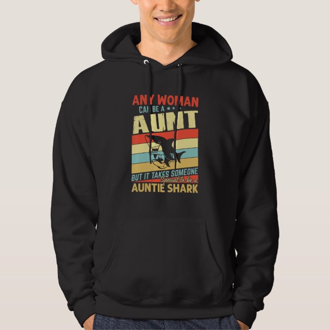 Sudadera Auntie Shark Shirt (Anverso)