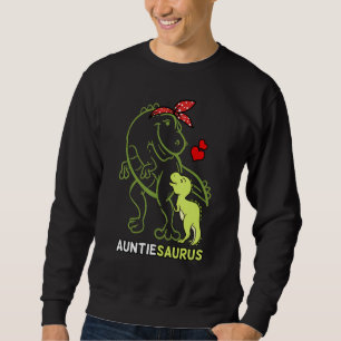 Sudadera Auntiesauro Tía Tyrannosauro Dinosaurio Bebé