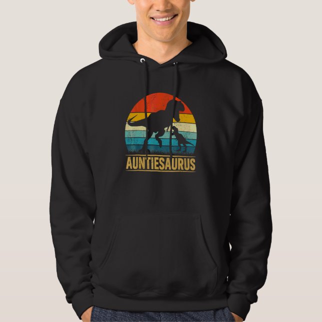 Sudadera Auntiesaurus Rex Dinosaur (Anverso)