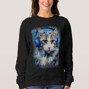 Sudadera Auricular de gato rave EDM ragalindo