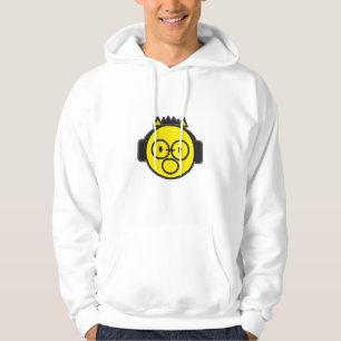 Sudadera Auriculares Divertidos Cara Amarilla