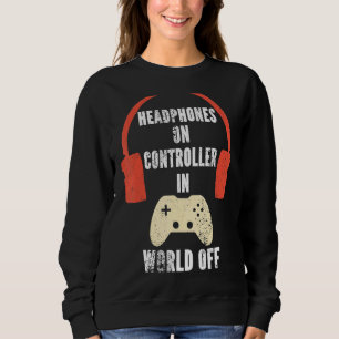 Sudadera Auriculares En Control En World Off Music Gaming