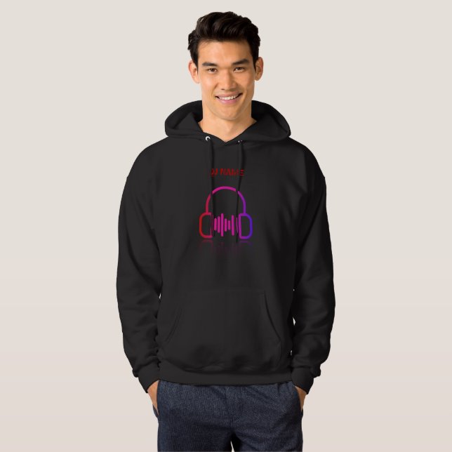 Sudadera Auriculares para DJ Hoodie (Anverso completo)