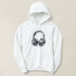 Sudadera Auriculares Splash Water Fluid Audio Music Art