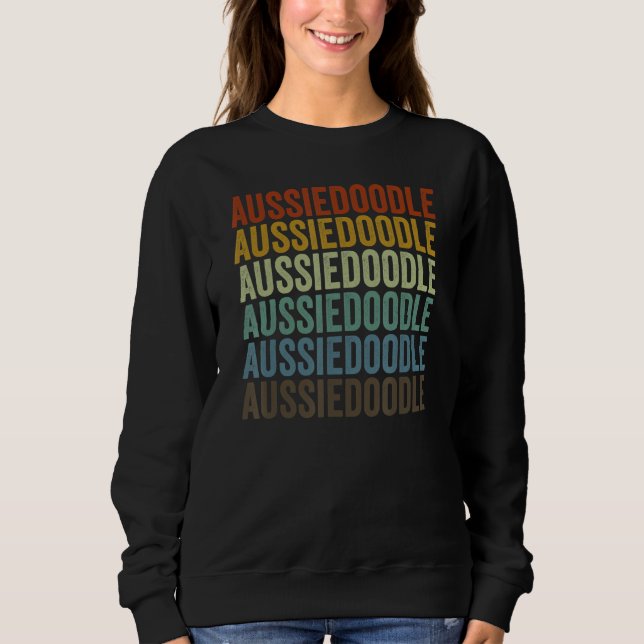 Sudadera Aussiedoodle Retro (Anverso)