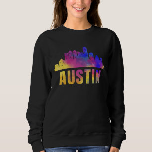 Sudadera Austin horizonte Texas ciudad pueblo TX EE. UU. es