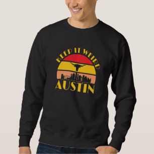 Sudadera Austin Texas Para Que Sea Raro El Sunset De Longho