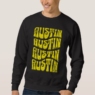 Sudadera Austin Texas Retro 60 estilo 70 con problemas 1