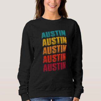 Sudadera Austin Texas Souvenir  Retro Vintage Austin