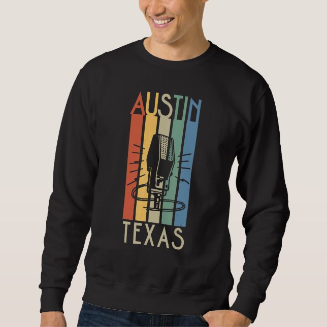 Sudadera Austin Texas Viajes Vintage 2 (Anverso)