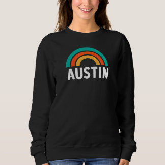 Sudadera AUSTIN TX With Rainbow 1