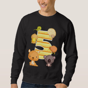 Sudadera Australia Animales 5 cumpleaños Kangaroo Koala Pla