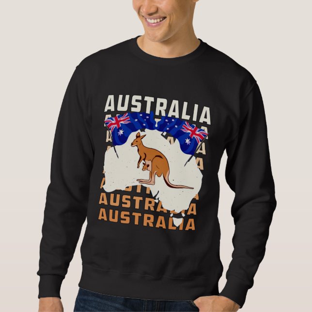 Sudadera AUSTRALIA Down Under Australia (Anverso)