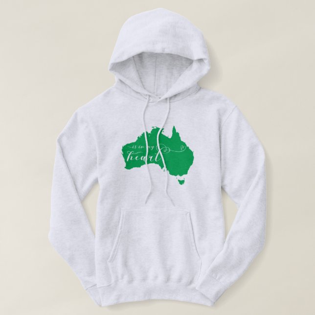 Sudadera Australia está en mi corazón (Diseño del anverso)