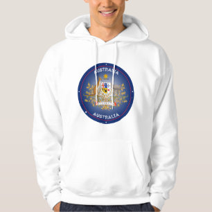 Sudadera Australia Forma de círculo del escudo de armas