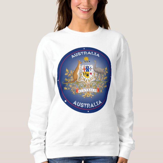 Sudadera Australia Forma de círculo del escudo de armas (Anverso)