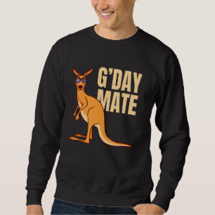 Sudadera Australia G'day Mate Shirt Funny Kangaroo Australi