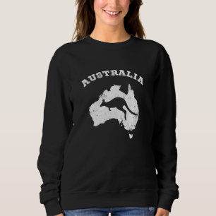 Sudadera Australia Kangaroo Patriotic Symbol Vintage
