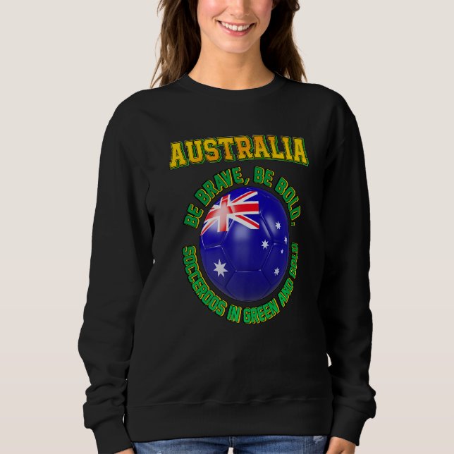 Sudadera Australia Slogan for Australian football team fans (Anverso)