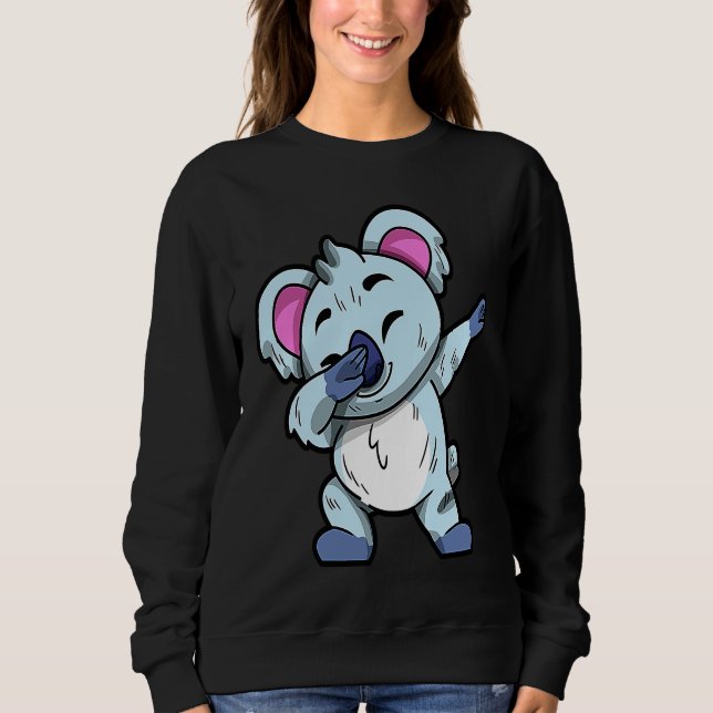 Sudadera Australian Animals Cute Dabbing Koala Bear (Anverso)