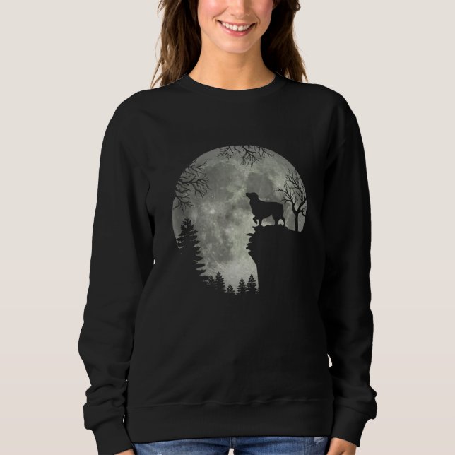 Sudadera Australian Shepherd And Moon Halloween (Anverso)