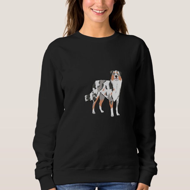 Sudadera Australian Shepherd Dog Funny Design Premium (Anverso)