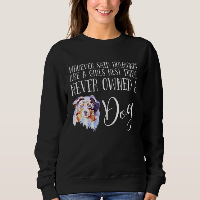 Sudadera Australian Shepherd  Dog Love Miniature Love My Au (Anverso)